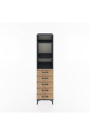 Hyperion Dolap 3 Raflı 5 Çekmeceli 44x44x182 - S55M035V6B