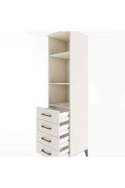Hyperion Dolap 3 Raflı 4 Çekmeceli 44x44x182 - S55M036V1B