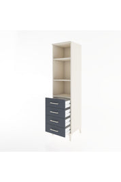 Hyperion Dolap 3 Raflı 4 Çekmeceli 44x44x182 - S55M036V2B