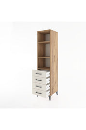Hyperion Dolap 3 Raflı 4 Çekmeceli 44x44x182 - S55M036V7B