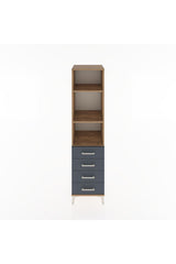 Hyperion Dolap 3 Raflı 4 Çekmeceli 44x44x182