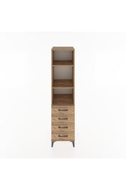 Hyperion Dolap 3 Raflı 4 Çekmeceli 44x44x182 - S55M036V9B