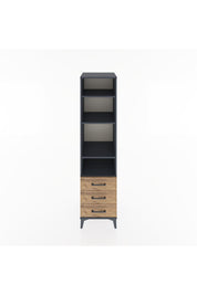 Hyperion Dolap 4 Raflı 3 Çekmeceli 44x44x182 - S55M037V6B