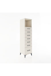Hyperion Dolap Tek Raflı 7 Çekmeceli 44x44x182 - S55M038V1B