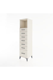 Hyperion Dolap Tek Raflı 7 Çekmeceli 44x44x182 - S55M038V1B