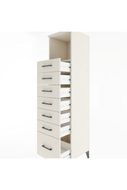 Hyperion Dolap Tek Raflı 7 Çekmeceli 44x44x182 - S55M038V1B