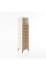 Hyperion Dolap Tek Raflı 7 Çekmeceli 44x44x182 - S55M038V3B