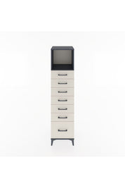 Hyperion Dolap Tek Raflı 7 Çekmeceli 44x44x182 - S55M038V4B