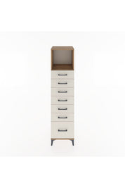 Hyperion Dolap Tek Raflı 7 Çekmeceli 44x44x182 - S55M038V7B