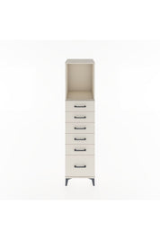 Hyperion Dolap Tek Raflı 6 Çekmeceli 44x44x182 - S55M039V1B