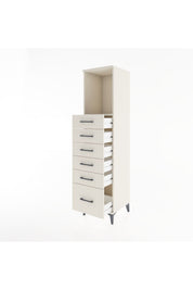 Hyperion Dolap Tek Raflı 6 Çekmeceli 44x44x182 - S55M039V1B