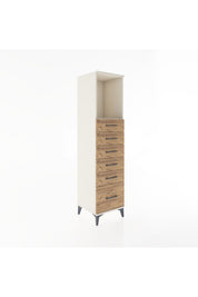 Hyperion Dolap Tek Raflı 6 Çekmeceli 44x44x182 - S55M039V3B