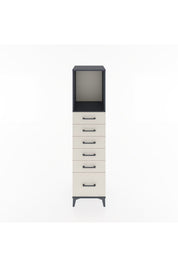 Hyperion Dolap Tek Raflı 6 Çekmeceli 44x44x182 - S55M039V4B