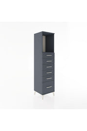Hyperion Dolap Tek Raflı 6 Çekmeceli 44x44x182 - S55M039V5B