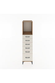 Hyperion Dolap Tek Raflı 6 Çekmeceli 44x44x182 - S55M039V7B