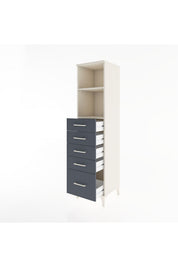 Hyperion Dolap 2 Raflı 5 Çekmeceli 44x44x182 - S55M040V2B