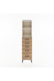 Hyperion Dolap 2 Raflı 5 Çekmeceli 44x44x182 - S55M040V3B
