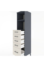 Hyperion Dolap 2 Raflı 5 Çekmeceli 44x44x182 - S55M040V4B