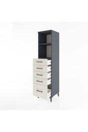 Hyperion Dolap 2 Raflı 5 Çekmeceli 44x44x182 - S55M040V4B