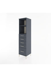 Hyperion Dolap 2 Raflı 5 Çekmeceli 44x44x182 - S55M040V5B