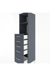 Hyperion Dolap 2 Raflı 5 Çekmeceli 44x44x182 - S55M040V5B