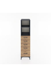 Hyperion Dolap 2 Raflı 5 Çekmeceli 44x44x182 - S55M040V6B