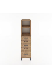 Hyperion Dolap 2 Raflı 5 Çekmeceli 44x44x182 - S55M040V9B