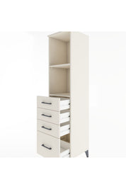 Hyperion Dolap 2 Raflı 4 Çekmeceli 44x44x182 - S55M041V1B