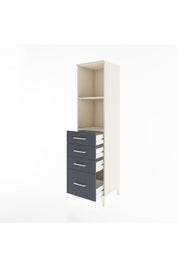 Hyperion Dolap 2 Raflı 4 Çekmeceli 44x44x182 - S55M041V2B
