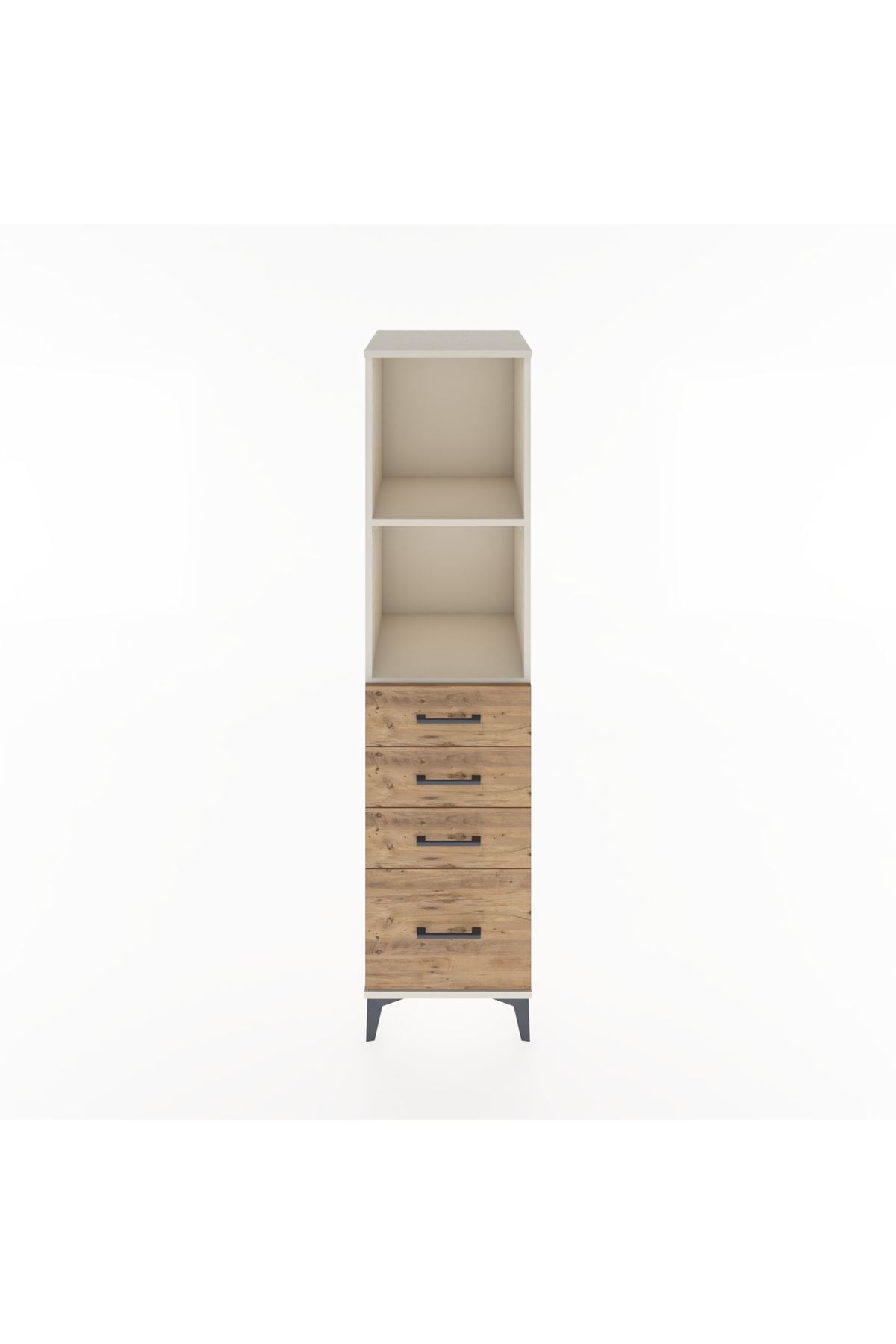 Hyperion Dolap 2 Raflı 4 Çekmeceli 44x44x182 - S55M041V3B