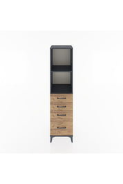 Hyperion Dolap 2 Raflı 4 Çekmeceli 44x44x182 - S55M041V6B