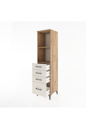 Hyperion Dolap 2 Raflı 4 Çekmeceli 44x44x182 - S55M041V7B
