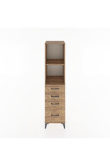 Hyperion Dolap 2 Raflı 4 Çekmeceli 44x44x182