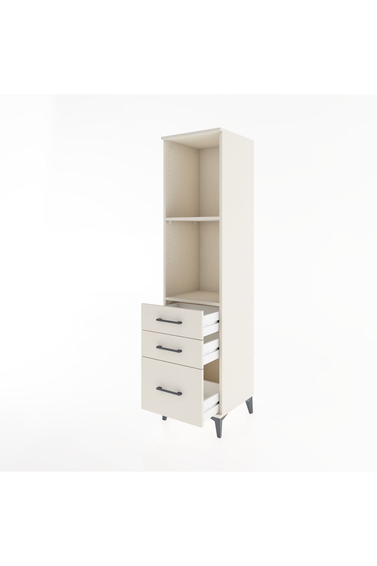 Hyperion Dolap 2 Raflı 3 Çekmeceli 44x44x182 - S55M042V1B