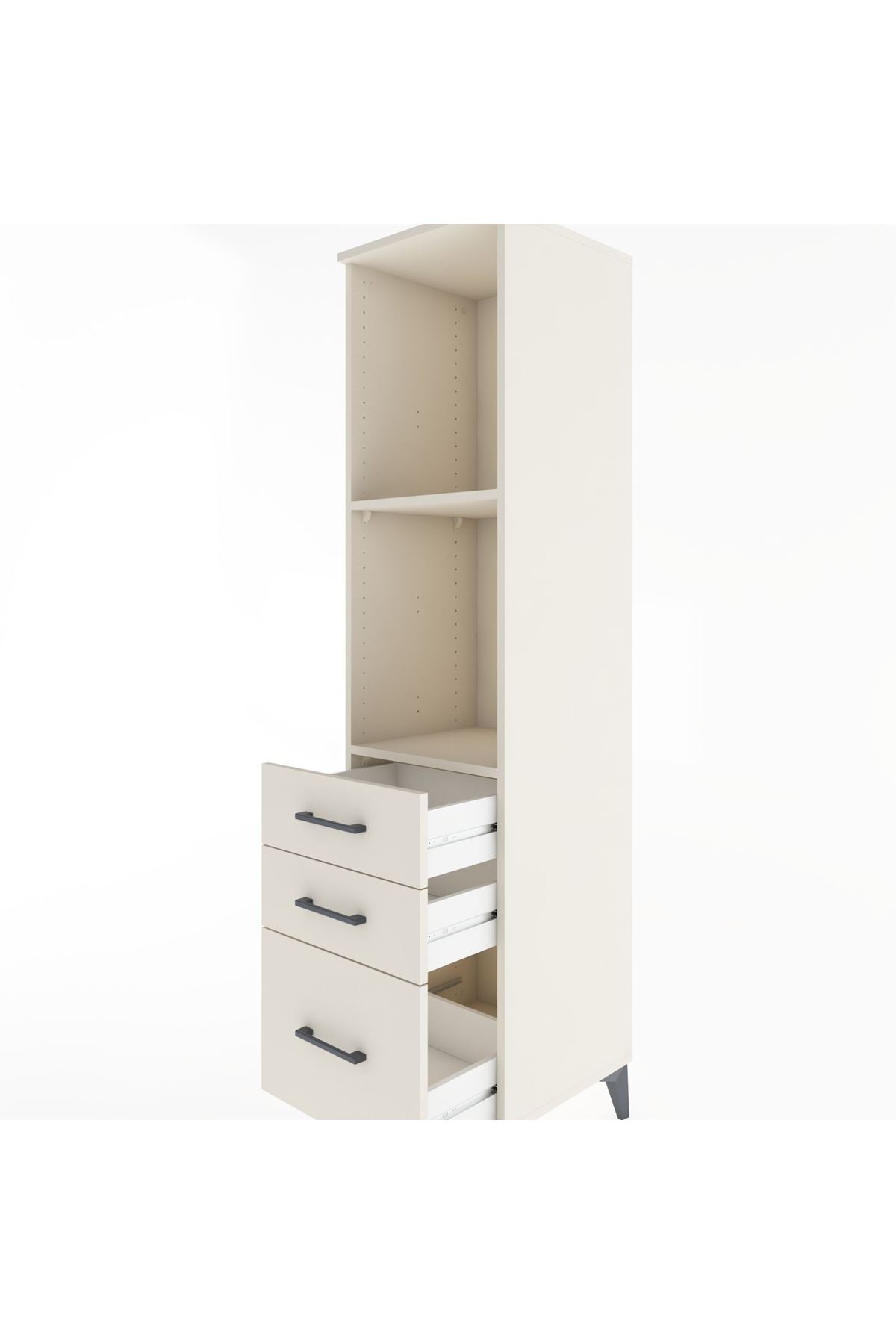 Hyperion Dolap 2 Raflı 3 Çekmeceli 44x44x182 - S55M042V1B