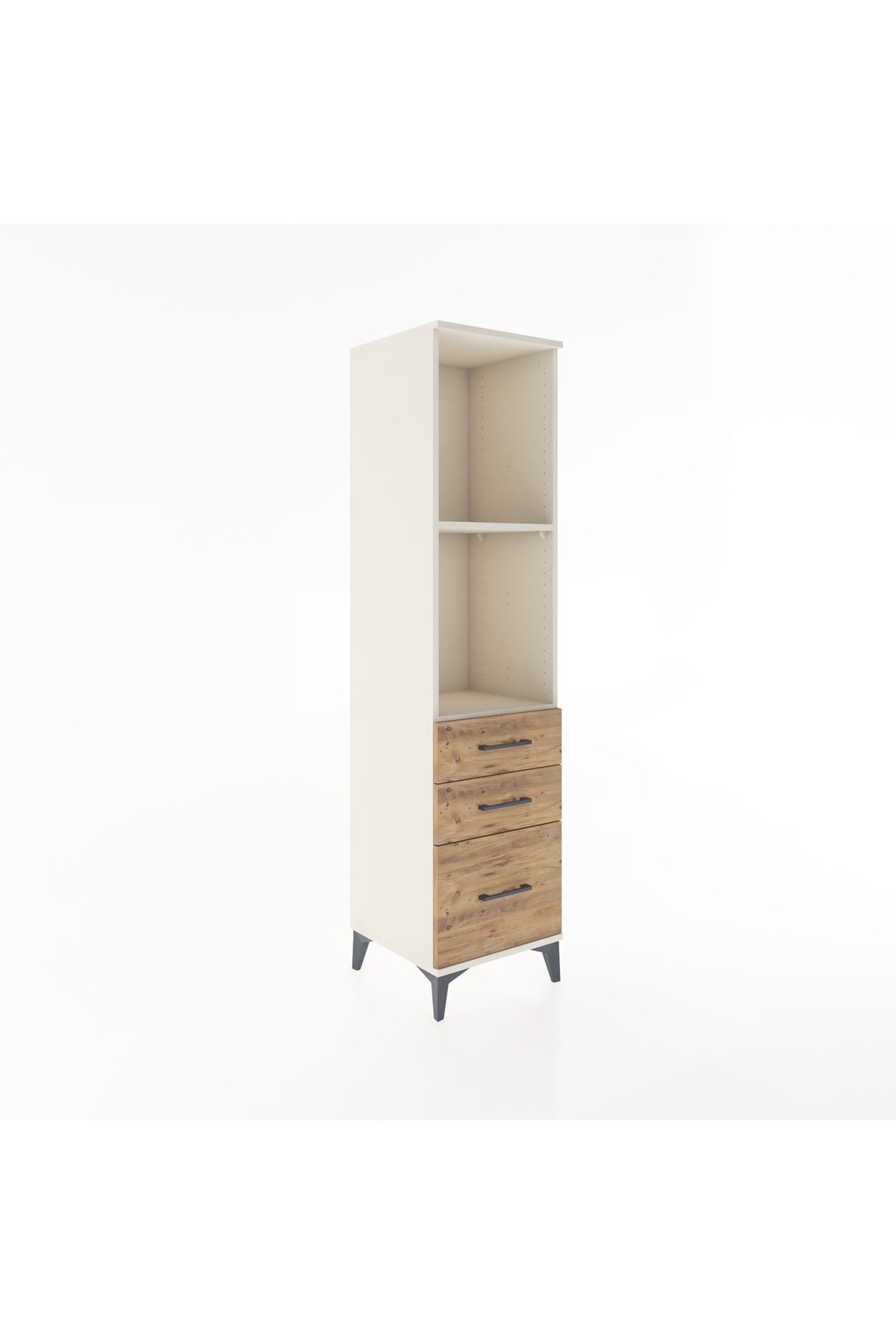 Hyperion Dolap 2 Raflı 3 Çekmeceli 44x44x182 - S55M042V3B