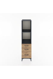 Hyperion Dolap 2 Raflı 3 Çekmeceli 44x44x182 - S55M042V6B