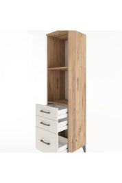 Hyperion Dolap 2 Raflı 3 Çekmeceli 44x44x182 - S55M042V7B