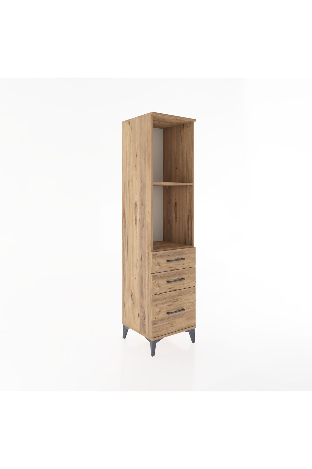 Hyperion Dolap 2 Raflı 3 Çekmeceli 44x44x182 - S55M042V9B