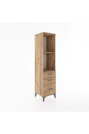 Hyperion Dolap 2 Raflı 3 Çekmeceli 44x44x182 - S55M042V9B