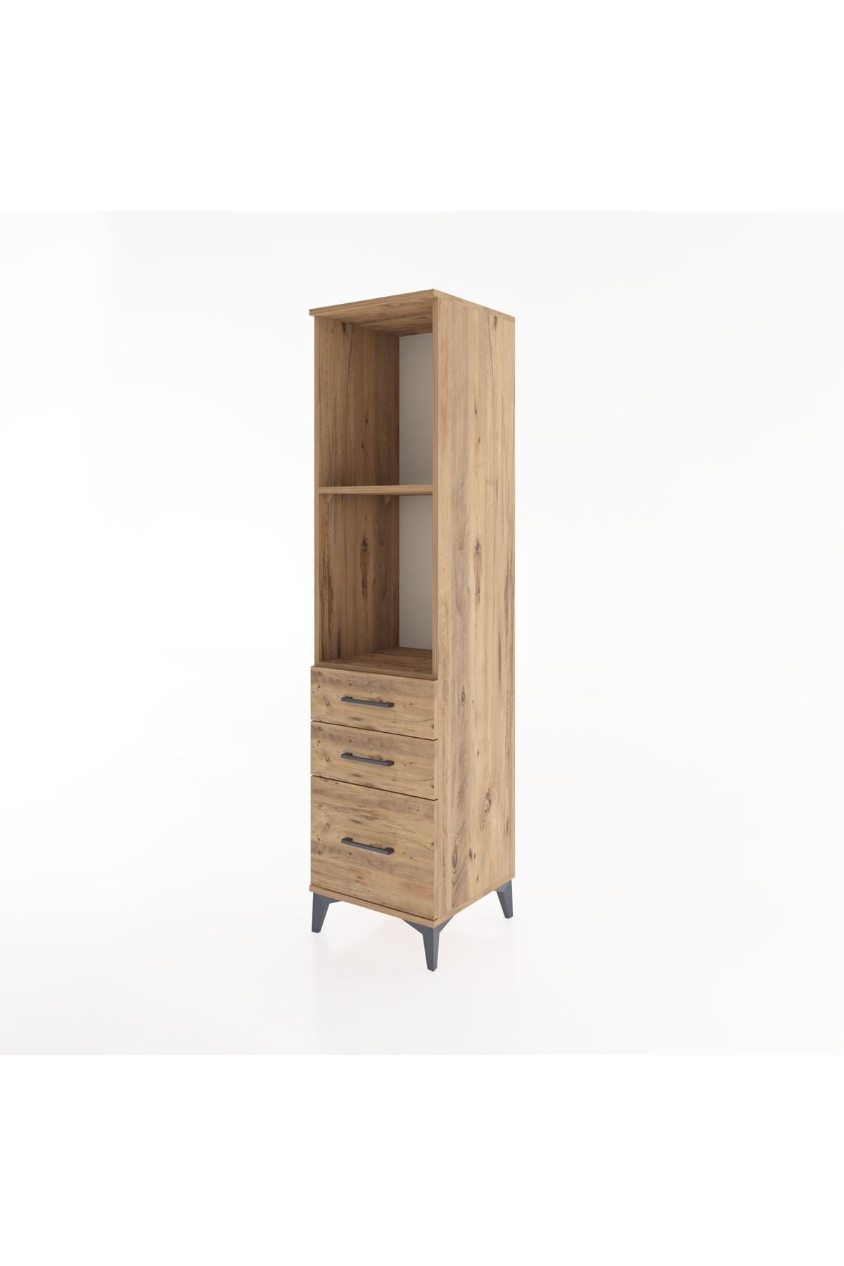 Hyperion Dolap 2 Raflı 3 Çekmeceli 44x44x182 - S55M042V9B