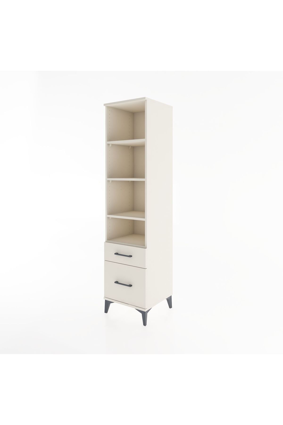 Hyperion Dolap 4 Raflı 2 Çekmeceli 44x44x182 - S55M043V1B