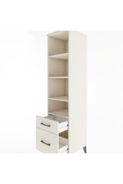 Hyperion Dolap 4 Raflı 2 Çekmeceli 44x44x182 - S55M043V1B