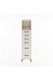 Hyperion Dolap Tek Raflı 6 Çekmeceli 44x44x182 - S55M045V1B