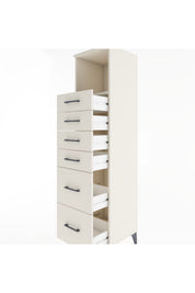 Hyperion Dolap Tek Raflı 6 Çekmeceli 44x44x182 - S55M045V1B