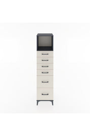 Hyperion Dolap Tek Raflı 6 Çekmeceli 44x44x182 - S55M045V4B