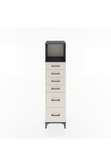 Hyperion Dolap Tek Raflı 6 Çekmeceli 44x44x182