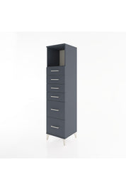 Hyperion Dolap Tek Raflı 6 Çekmeceli 44x44x182 - S55M045V5B