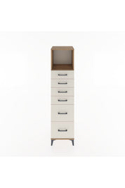 Hyperion Dolap Tek Raflı 6 Çekmeceli 44x44x182 - S55M045V7B