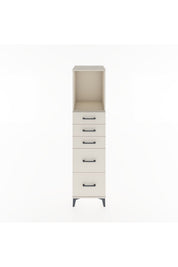 Hyperion Dolap Tek Raflı 5 Çekmeceli 44x44x182 - S55M046V1B